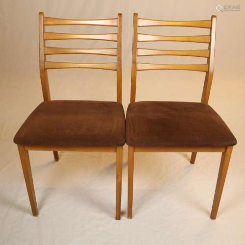 Paar Stühle - Hersteller Wilhelm Benze, um 1960, S…