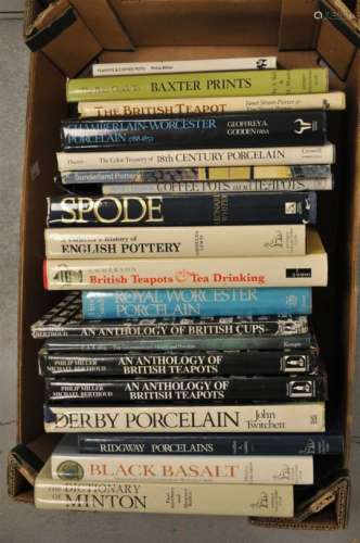 TWITCHETT, John, Derby Porcelain, 4to 1980. With other books on porcelain (box)