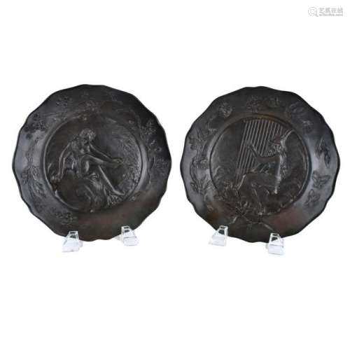 Bronze Relief Plates