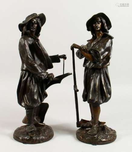 EMILE VICTOR BLAVIER (19TH CENTURY) FRENCH  A GOOD PAIR