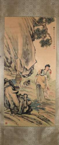A Chinese Painting, Ren Bonian Mark
