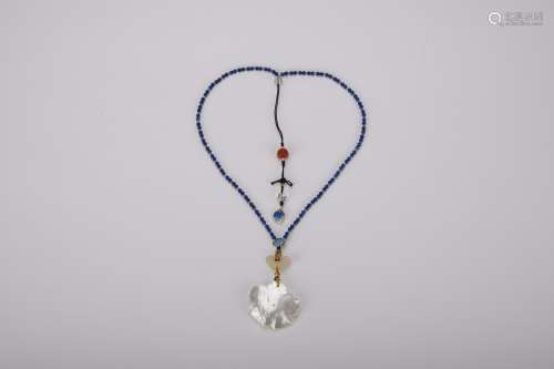 Qing dynasty thin shell pendant