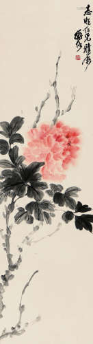 陈衡恪（1876～1923） 花卉 镜心 设色纸本