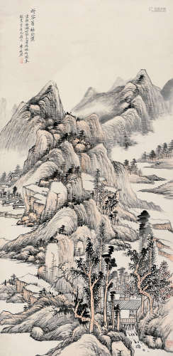 李秋君（1898～1973） 山水 立轴 设色纸本