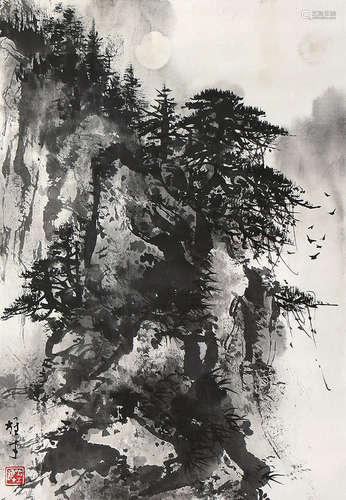 黎雄才 山水