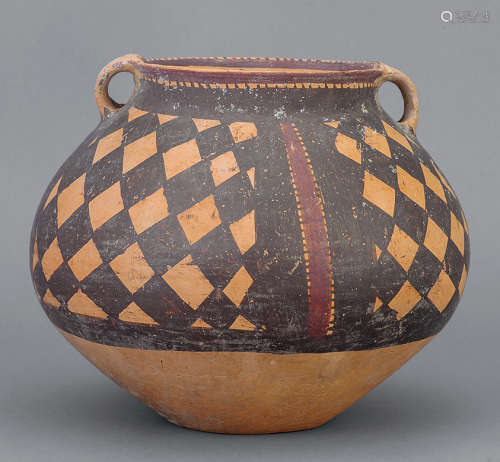 仰韶文化 灰陶半山類型雙系罐
