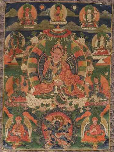 THANGKA DES PADMASAMBHAVA.