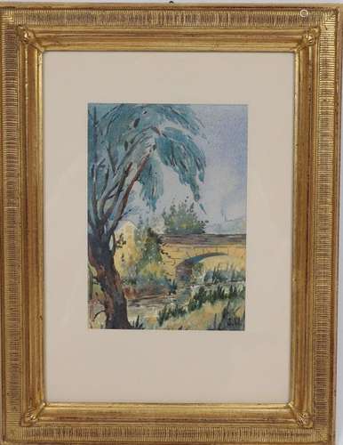 Aquarelle originale Sosthène Weis (1872 1941) \nGra…