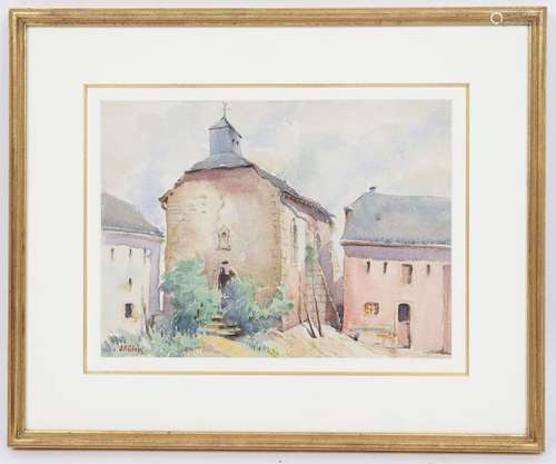 Aquarelle originale de Jean Pierre GLEIS (1889 196…