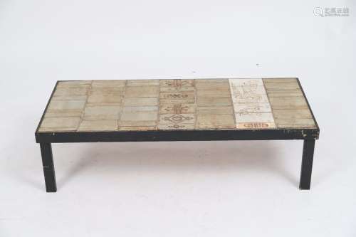 Table basse de Roger Capron (1922 2006) \nArtiste c…