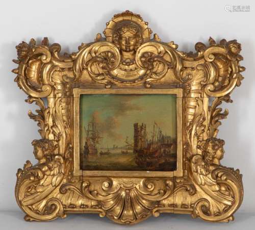 Orazio GREVENBROECK (Paris 1670 – 1743) Navires pr…