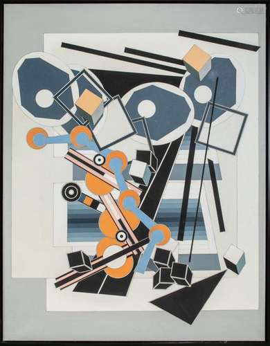 Alain Le YAOUANC (1940), Composition géométrique, …