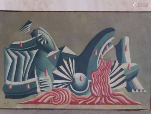 Claude GROBÉTY (1940), La baigneuse est humide, 5.…