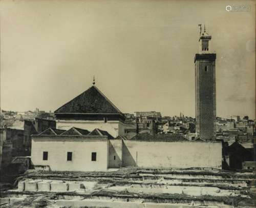 Marcelin FLANDRIN (1889 1957), Vue de la Mosquée A…