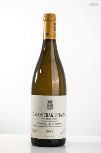 Lot comprenant: 1 bouteille CORTON CHARLEMAGNE, Bo…