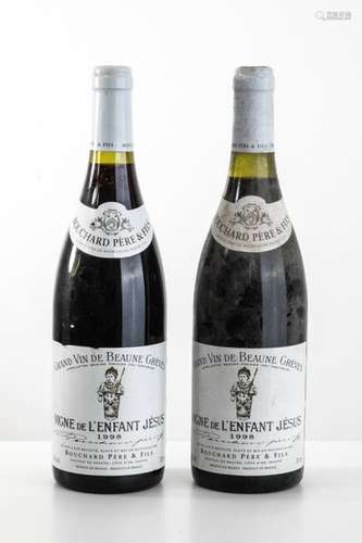 2 bouteilles GRAND VIN DE BEAUNE Vigne de l'Enfant…