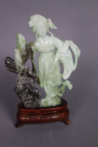 Statuette en jade de Honan, déesse du Printemps, C…