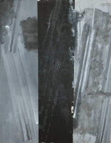 郑重宾 2012年作 灰阶之间 宣纸水墨与丙烯