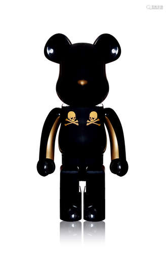 MEDICOM TOY X MASTERMIND JAPAN OPAQUE GINZA“THE STLYE”期间限定店积木熊1000%  彩绘搪胶