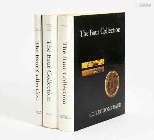 THREE VOLUMES: THE BAUR COLLECTION. Geneva. Schweiz. Linen with original cover. First [...]