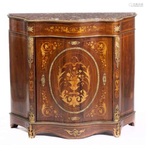 Meuble d'appui Napoléon III - Meuble d'appui d'époque Napoléon III à décor d'un [...]