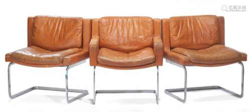 de Sede Robert Haussmann Executive Lounge Chair, 2 chaises et 1 fauteuil - de Sede [...]