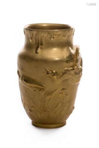 Alexandre Vibert (1847-1909), vase à en bronze - Alexandre Vibert (1847-1909), vase [...]