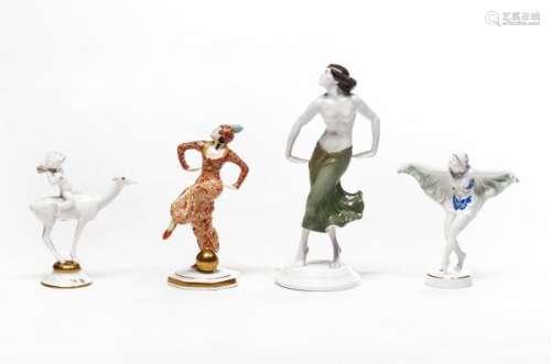 Hutchenreuther, porcelaine allemande de Bavière, ensemble de 4 figures - [...]