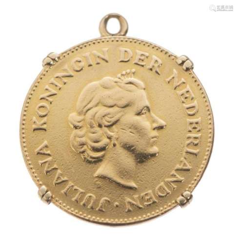 Médaille commémorative de 1959 en or .900. Holland Bolwerk der Vrjheid 1959, [...]