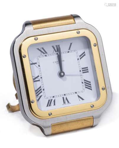 Cartier Paris, montre réveil modèle Tank - Cartier Paris, pendulette de bureau [...]