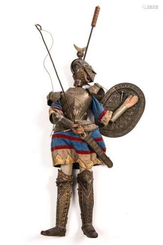 Marionnette articulée de chevalier - Marionnette articulée de chevalier avec épée [...]