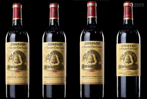 3 Château Angelus 2000 et 1 de 2003 - 3 Château Angelus 2000, De Boüard de [...]