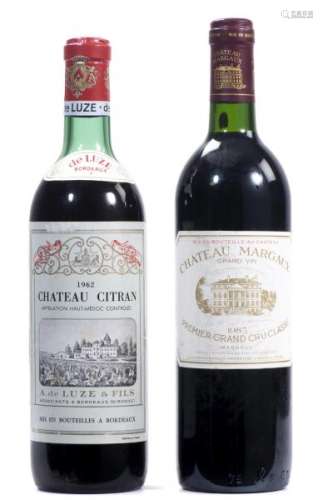 Château Margaux 1985, 1 bouteille & Château Citran 1962, 1 bouteille - Château [...]