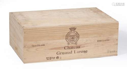 Château Gruaud-Larose 1998 - Château Gruaud-Larose 1998St Julien12 bouteilles 75 [...]