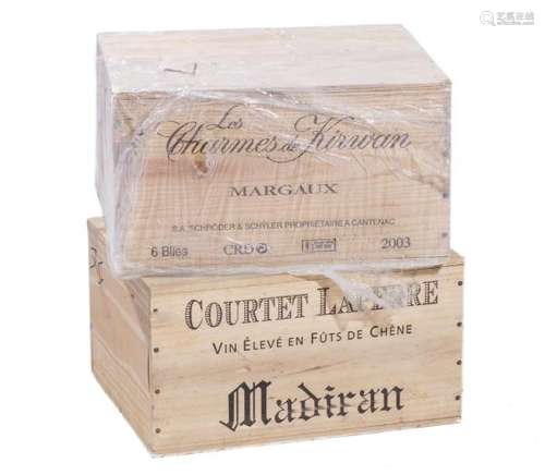 Les Charmes de Kirwan 2003 & Château Courtet Laperre 1998 - Les Charmes de Kirwan [...]