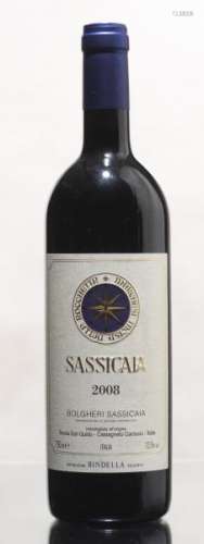 Sassicaia 2008, 1 bouteille - Sassicaia 2008, Bolghreri Sassicaia, 1 bouteille 75cl - [...]