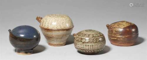 Four waterdroppers (suiteki). Second half 20th centuryAll of globular shape with a [...]