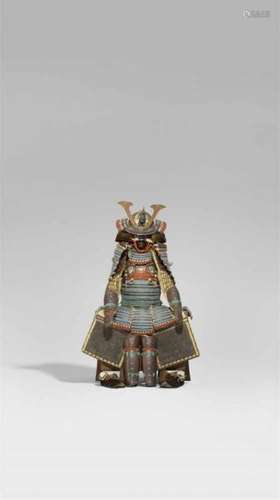 A miniature armour. 19th centuryIn the style of a 17th-century tôsei gusoku, iron [...]