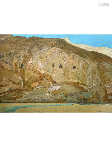 2013年作 肖谷 b.1958 肖谷 西域风情 西域风情 布面 油画