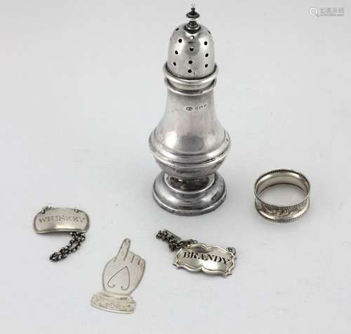 A 20th Century silver Sugar Shaker, by William Aik…