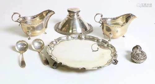 Silverware: A pair of attractive silver Sauceboats…