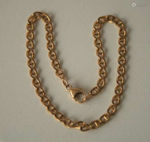 Bracelet en or jaune 18 ct - Longueur : 20 cm, Poids : 4,61 g - 18 ct yellow gold [...]