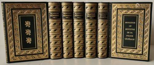 TALLEYRAND : Mémoires + Lettres à Napoléon, Paris chez Jean de BONNOT, 6 volumes, [...]