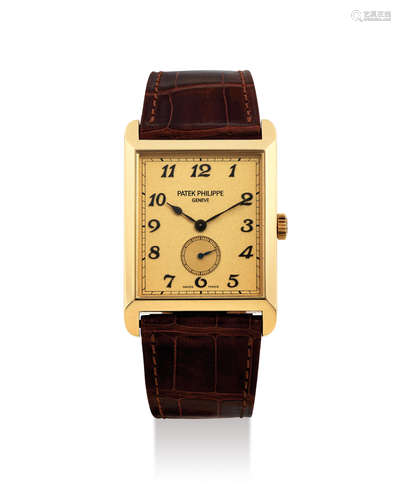 Patek Philippe. A Rare Yellow Gold Wristwatch