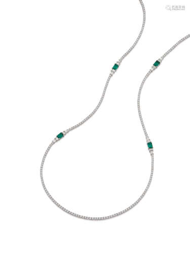 An Emerald and Diamond Longchain