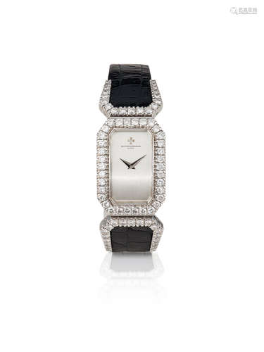 A Lady's Diamond Mechanical Wristwatch, by Vacheron Constantin