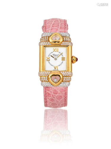 A Lady's 'Happy Diamonds' Wristwatch, by Chopard