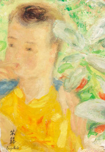 Le Pho(Vietnamese-French, 1907-2001)黎譜 Portrait of a Child