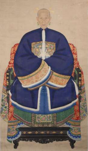 PORTRAIT OF A LADY - CHINA - 19th CENTURY