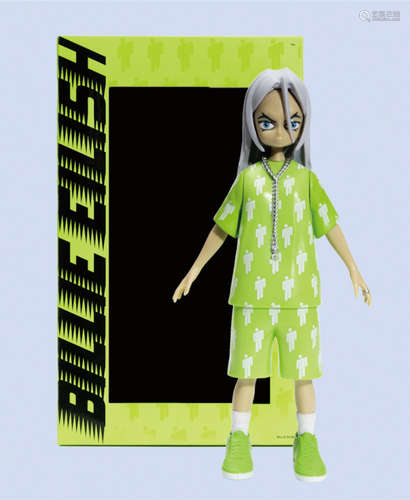 TAKASHI MURAKAMI  BILLIE EILISH SCULPTURE (LIMITED EDITION)  Painted and vinyl